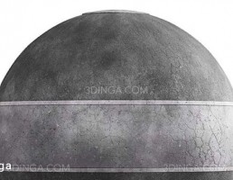 تکسچر جاده آسیب دیده با پیاده رو